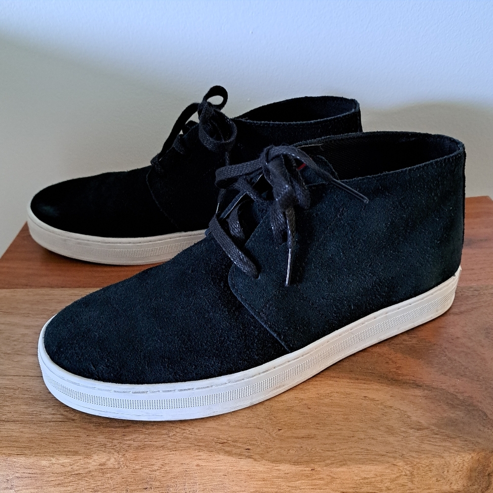 Sorel Mens C-Street Chukka WP Boots Sneakers Black, Suede Leather Size 8